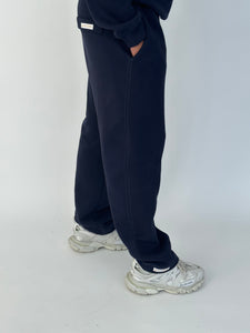 Angie Straight Joggers in Navy