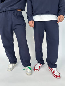 Angie Straight Joggers in Navy