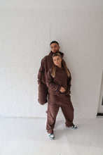 Load image into Gallery viewer, Angie Straight Joggers in Chocolate
