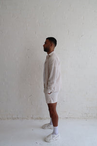 Sand Stripe Linen Shirt