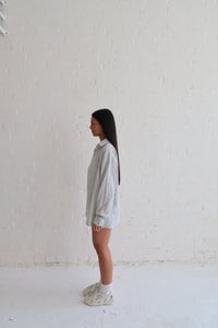 Sage Stripe Linen Shirt