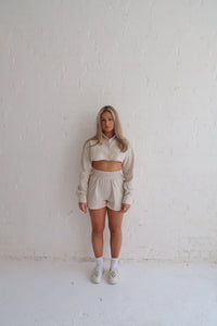 Sand Crop Linen Shirt