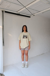 Doberman Tee in Beige