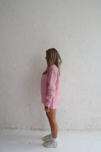 Load image into Gallery viewer, Hot Pink Stripe Linen Shirt
