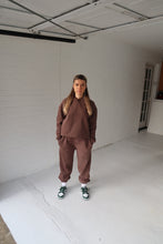 Load image into Gallery viewer, Angie Cuffed Joggers in Chocolate
