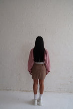 Load image into Gallery viewer, Blush Linen Crop Shirt
