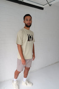 Doberman Tee in Beige