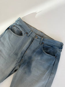 Vintage Levi 501 Dyed Blue Jeans