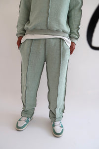 Angie Straight Joggers in Sage