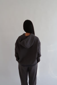 Angie Hoodie in Earl Grey