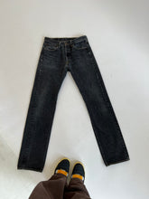 Load image into Gallery viewer, Vintage Levi 501 Black Jeans
